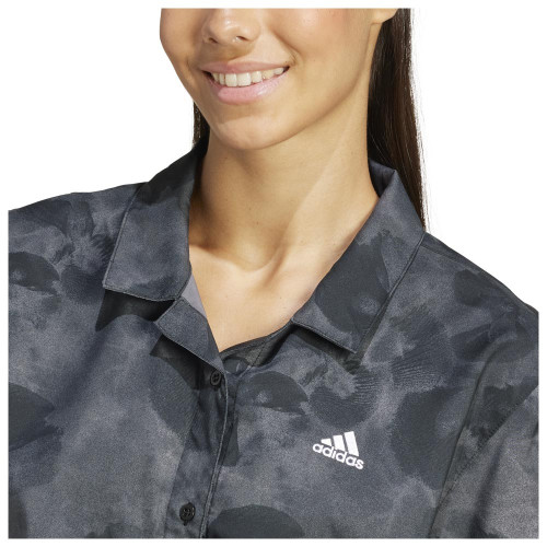 Adidas Γυναικείο πουκάμισο Floral Graphic Cropped Woven Shirt